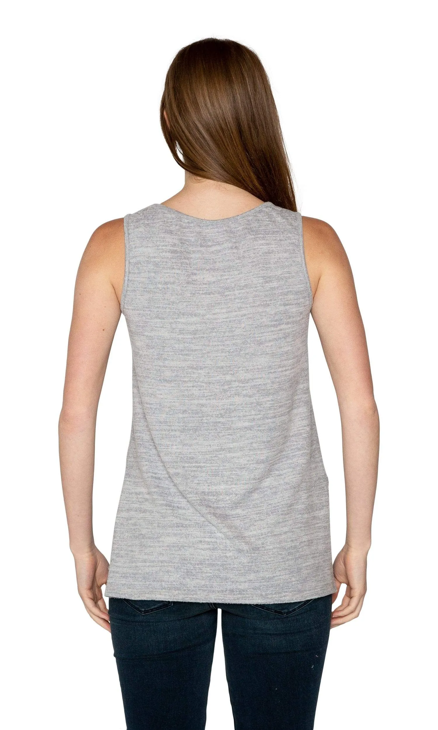 Velvet by Graham & Spencer Helga Cozy Jersey Heathered Tank