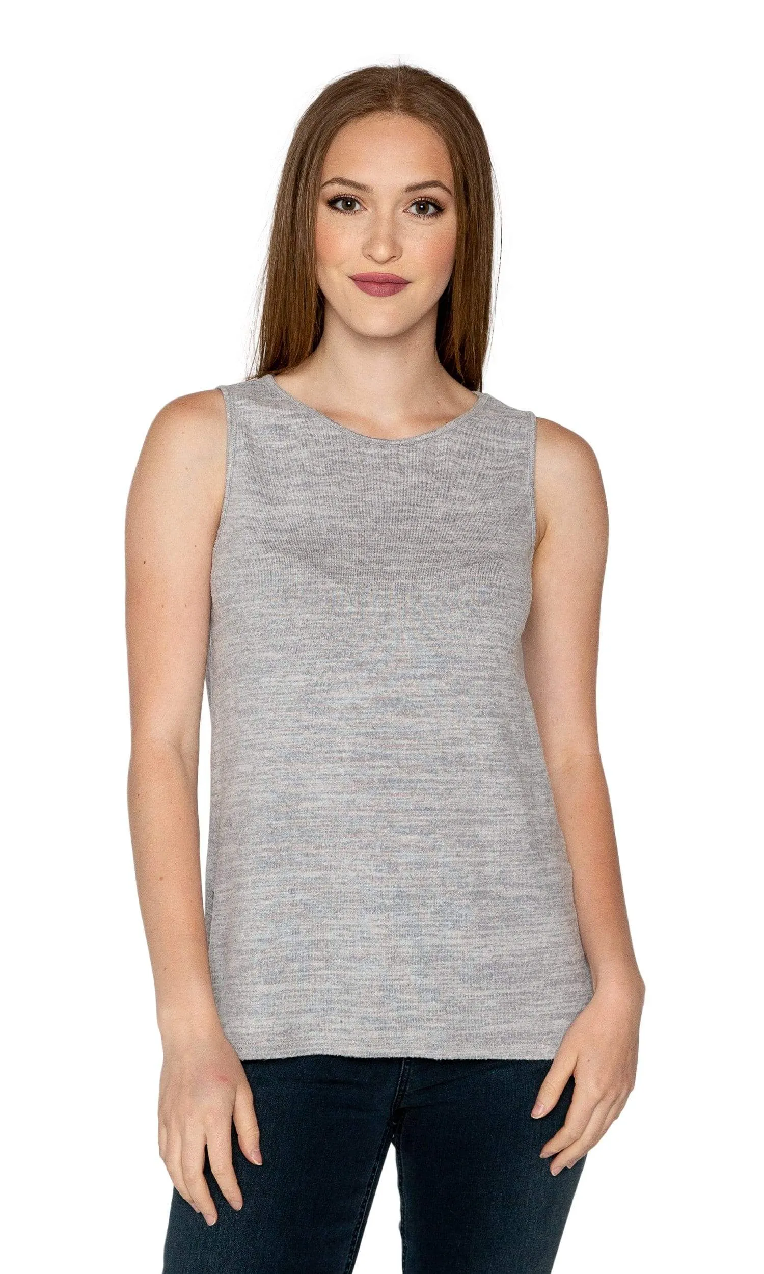 Velvet by Graham & Spencer Helga Cozy Jersey Heathered Tank