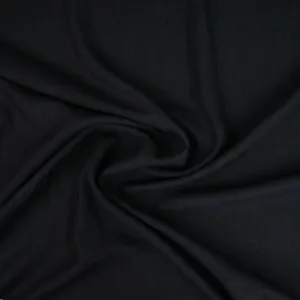 Viscose Linen Noil - Black