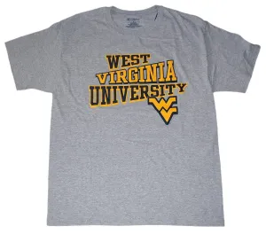 West Virginia Mountaineers Champion Gray Cotton Blend T-Shirt (L)