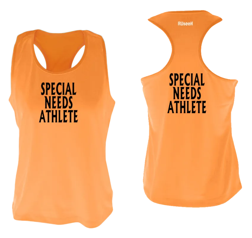 Women's SPECIAL NEEDS ATHLETE Tank Top - Reflective or Black Text