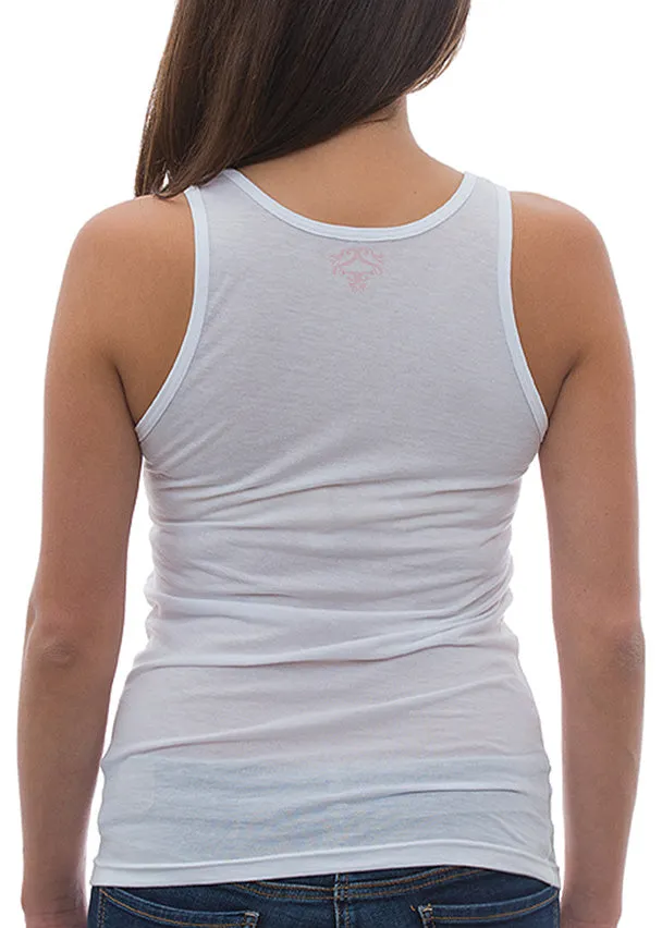 Women's Star Lightning Rider White Tank