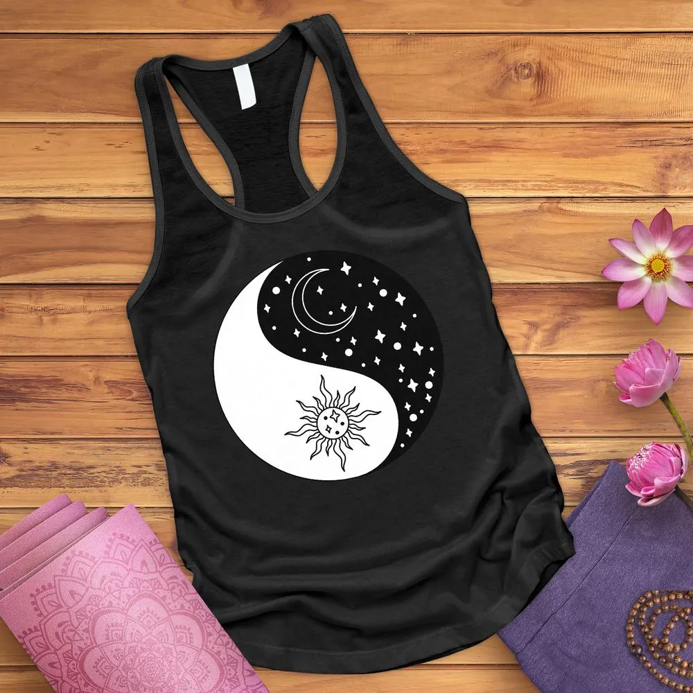 Yin Yang Sun and Moon Tank Top