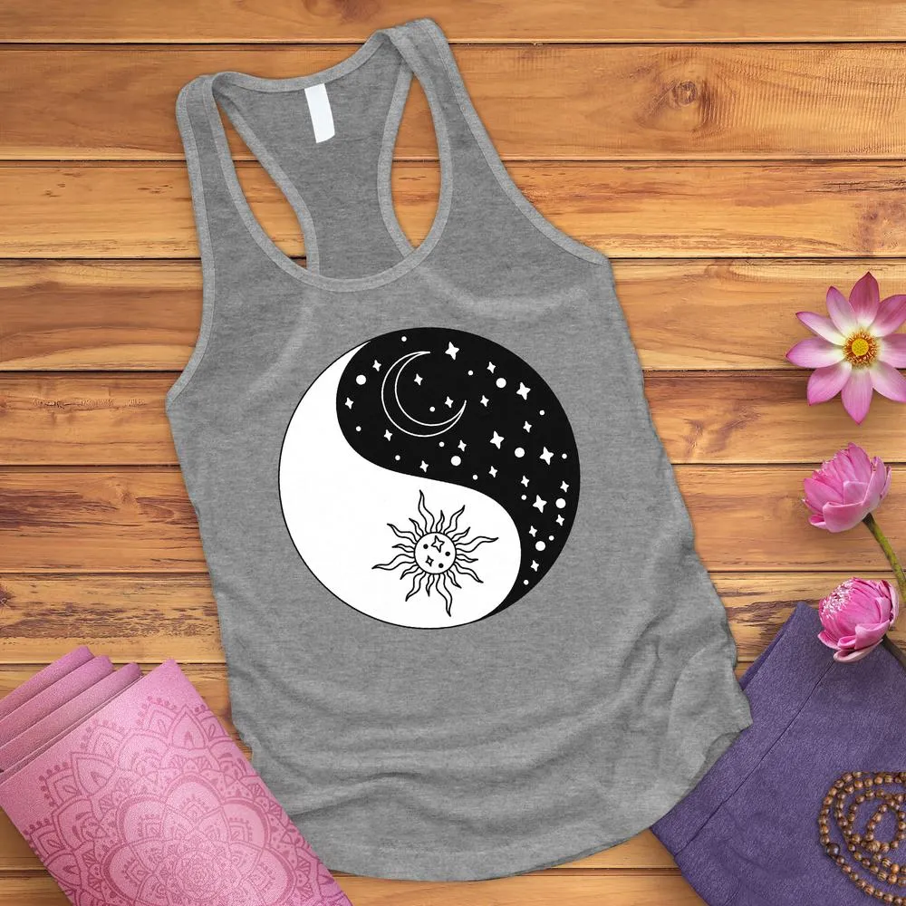 Yin Yang Sun and Moon Tank Top