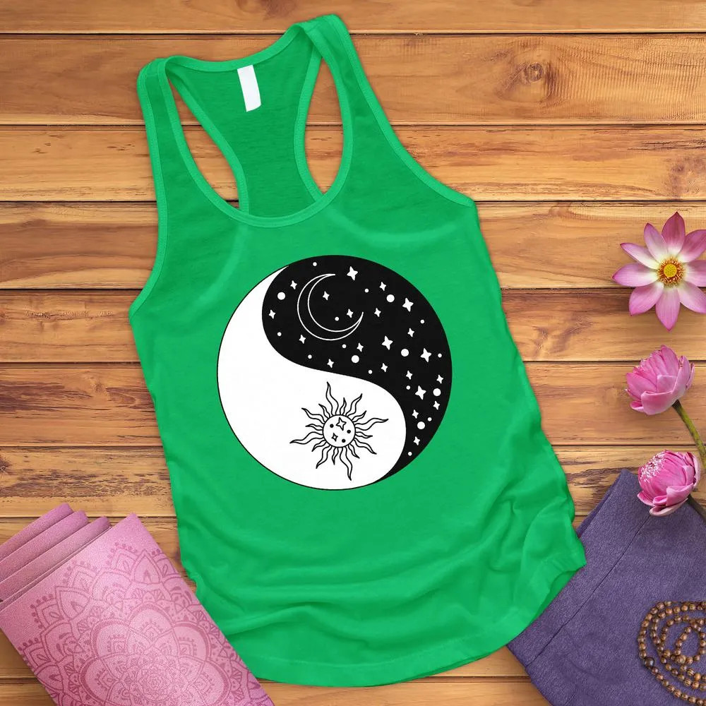 Yin Yang Sun and Moon Tank Top