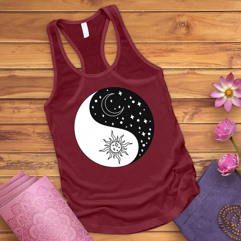 Yin Yang Sun and Moon Tank Top