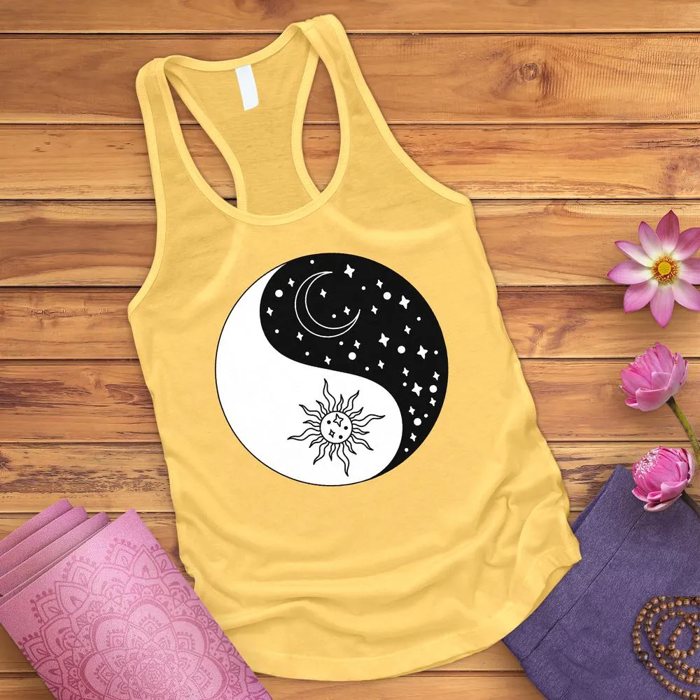 Yin Yang Sun and Moon Tank Top