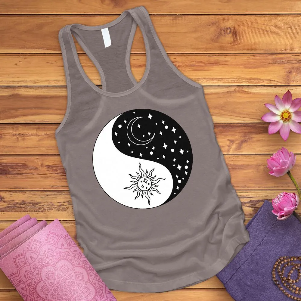 Yin Yang Sun and Moon Tank Top