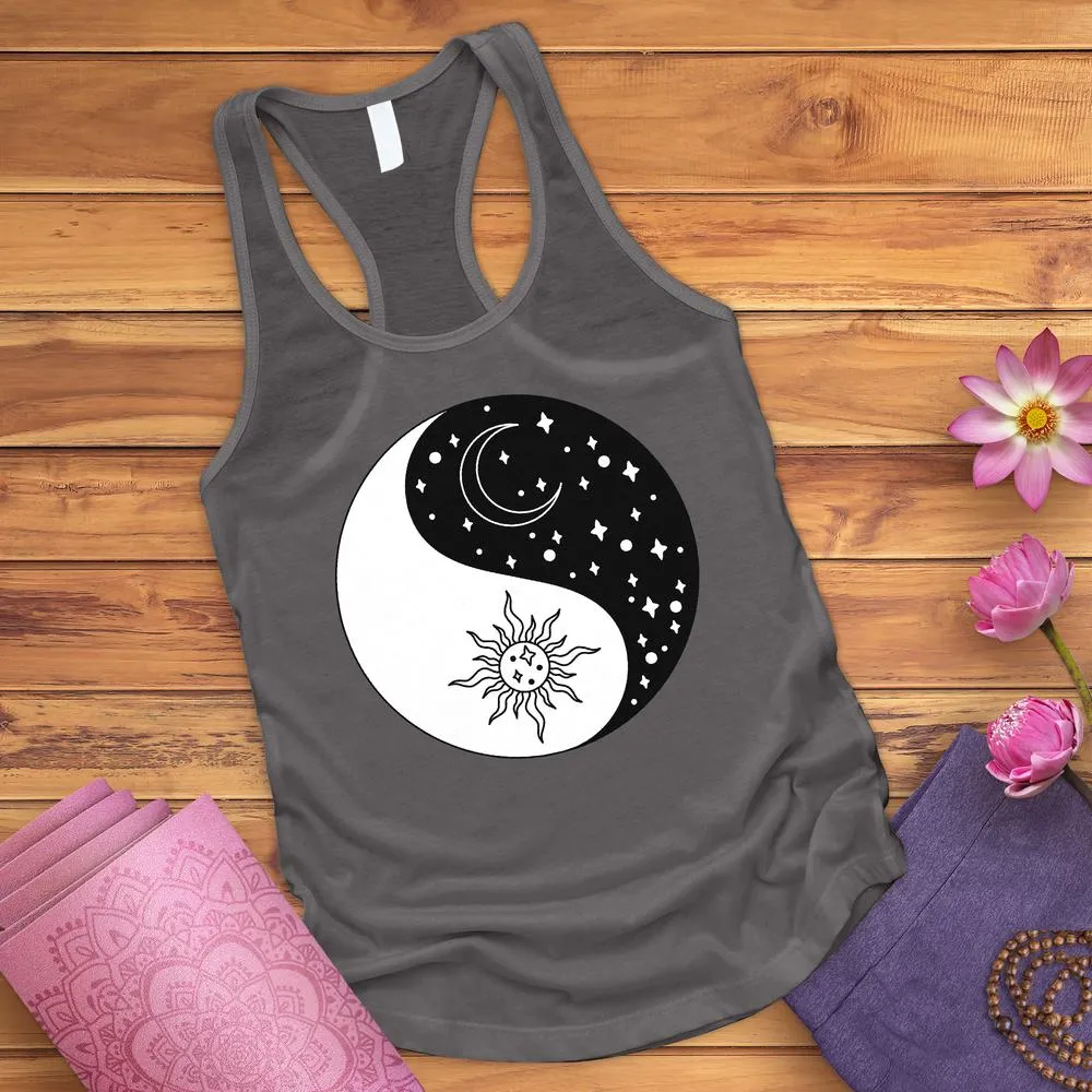 Yin Yang Sun and Moon Tank Top